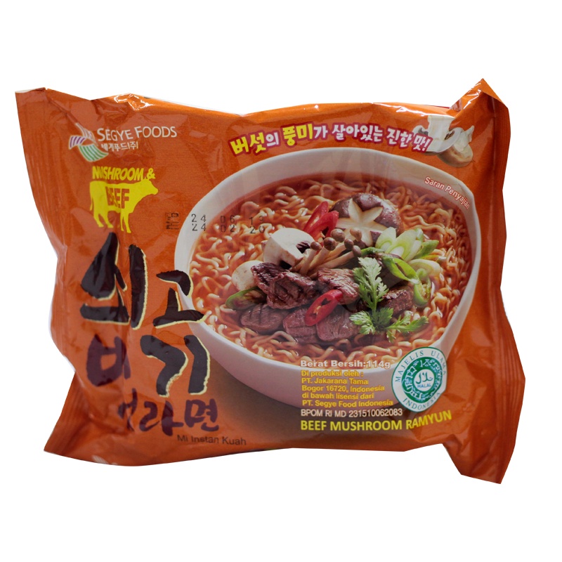 

Segye Beef Mushroom Ramyun 114Gr