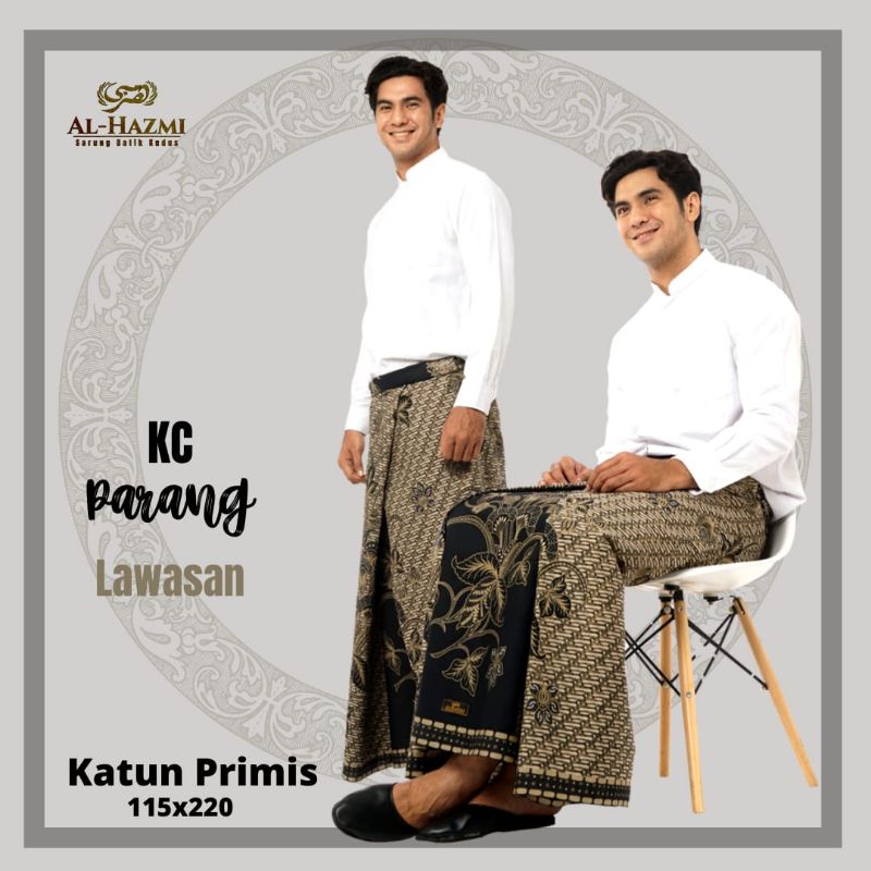 Sarung batik alhazmi/ seri KC motif parang lawasan/ sarung batik terlaris