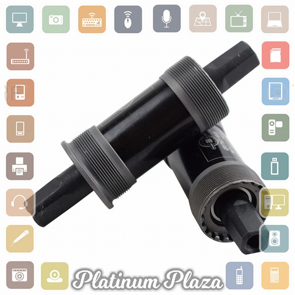 VP Axis Square Mountain Bicycle Bottom Bracket 68mm x 122.5mm - ZK-F-01 - Black`41VSLF-