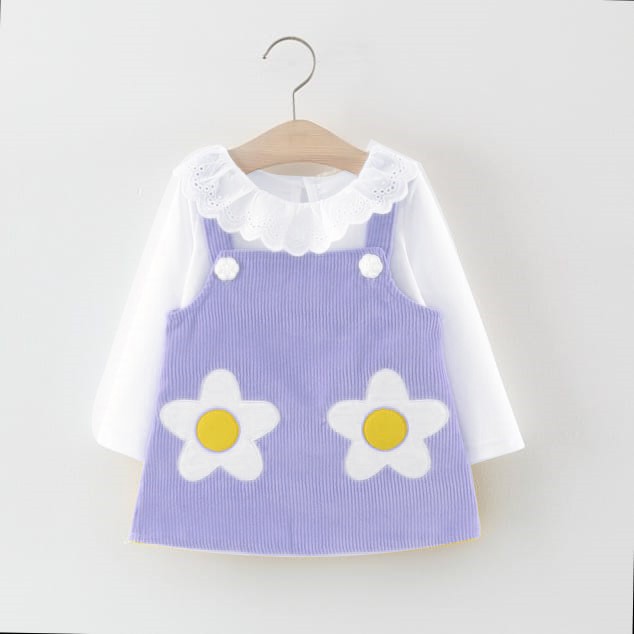 Bayi - 2 TAHUN | Dress Korea Chon Hee - Dres Fashion Korean Overall Baby Kualitas Import Anak Perempuan Gaun