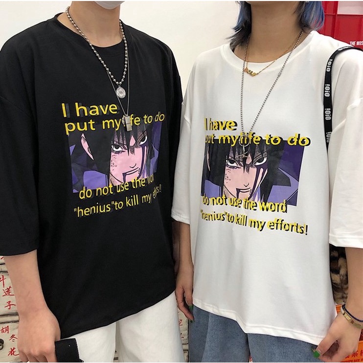 BRIGO Kaos Oversize HENIUS ANIME II Kaos Jumbo Size Pria &amp; Wanita II Kaos Oversize Print DTF