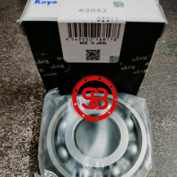 BEARING 6305 Z ( Tutup besi sebelah ) KOYO JAPAN ORIGINAL