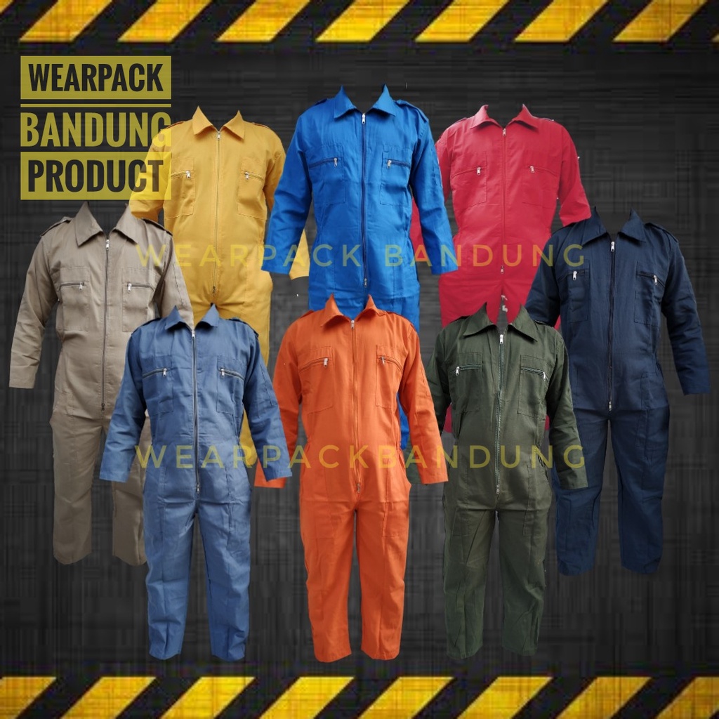 Wearpack katelpak / Coverall safety Seragam Kerja Proyek