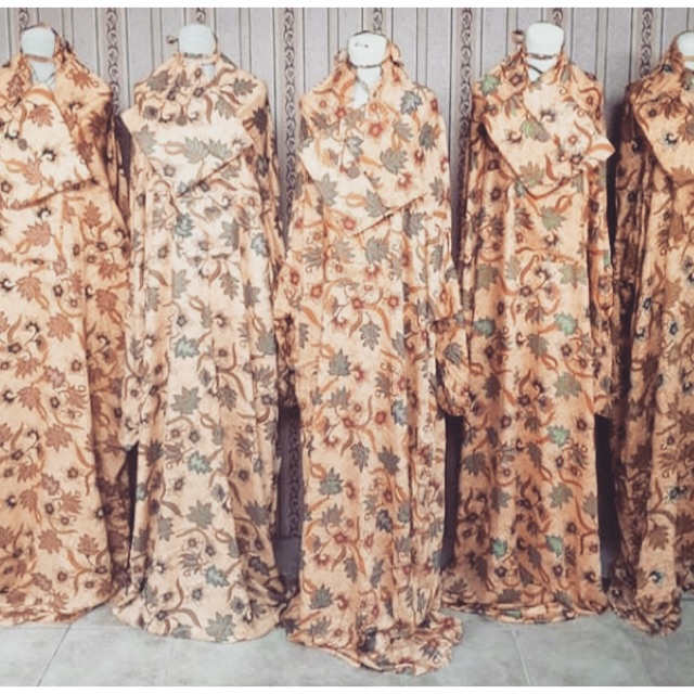 Mukena batik terusan jumbo