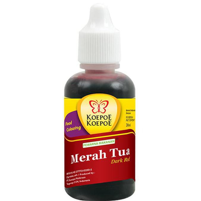 

31.87-Kue- Pewarna Makanan Merah Tua 30Ml -Terlengkap-Termurah-Dijamin.