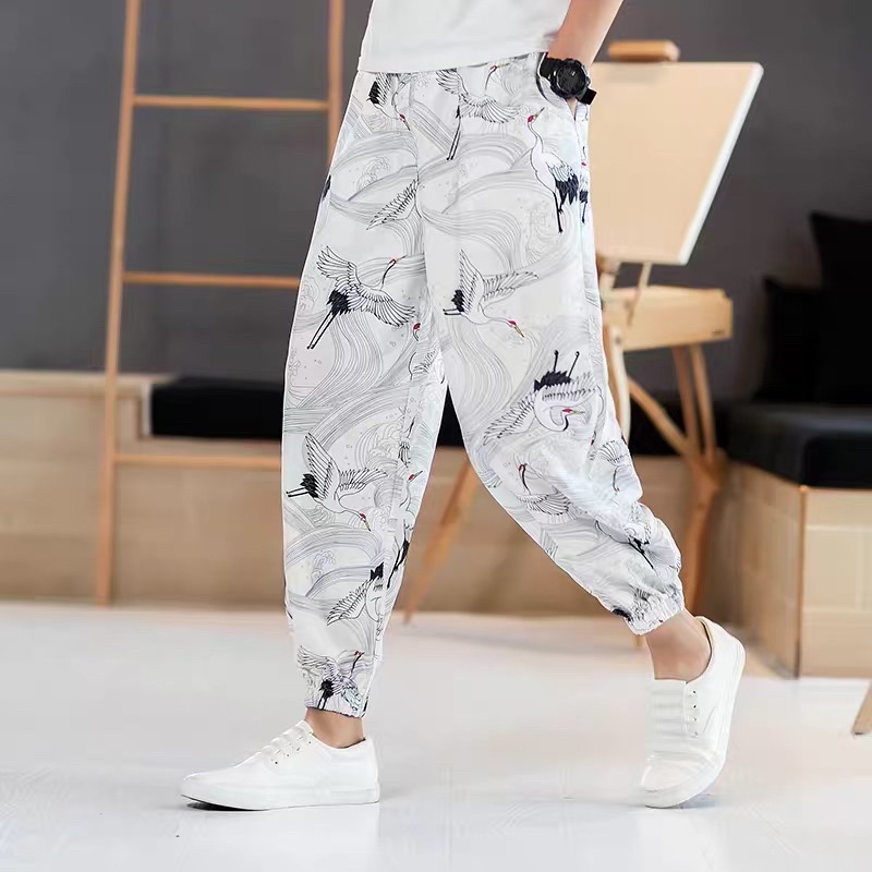 CELANA HAREM JOGGER IMPORT PRIA JEPANG HARAJUKU BIG SIZE M-5XL JY20