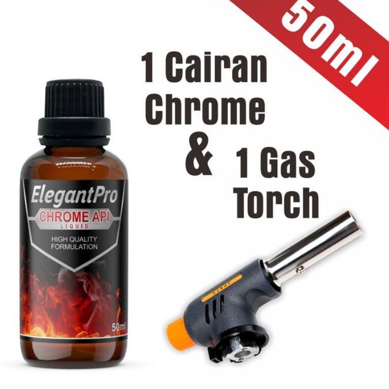 ☛ Rebut promo CAIRAN CHROME API / CROME BAKAR LIQUID ELEGANTPRO 50ML .,.,.,..,