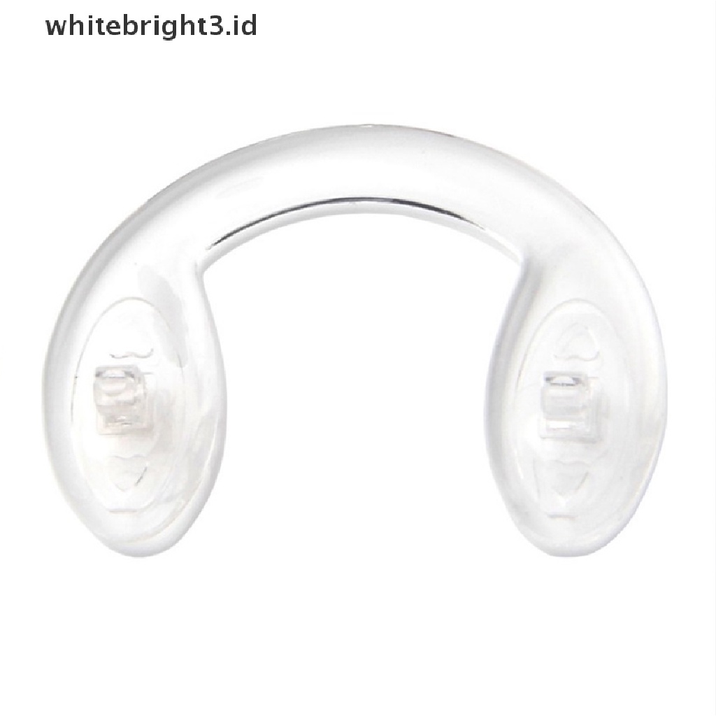 (whitebright3.id) 10pcs / Lot Bantalan Hidung Kacamata Bentuk U Bahan Silikon Untuk Anak