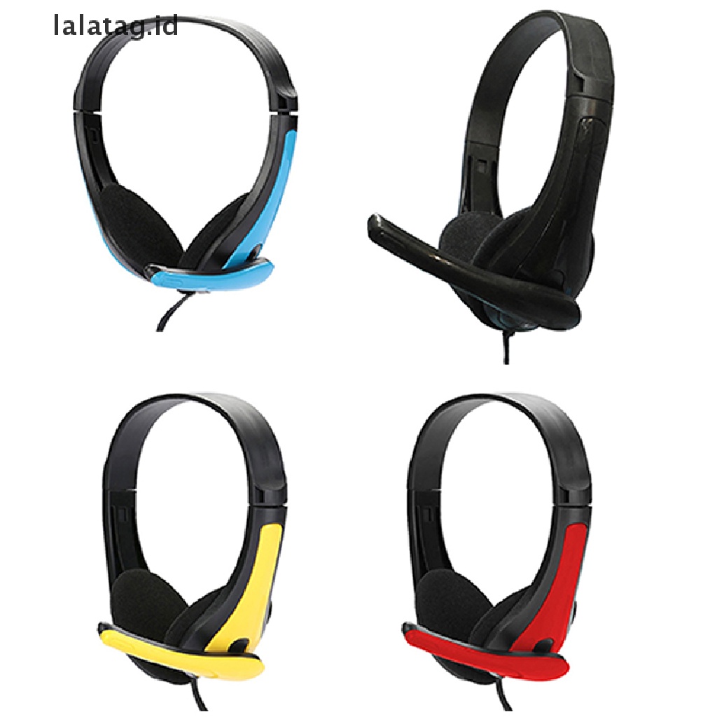 (Flyag) Headset Gaming Kabel Dengan MIC Untuk Handphone (ID)