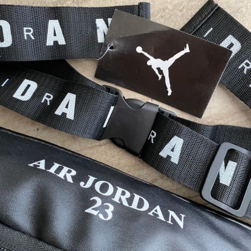 TAS PINGGANG AIR JORDAN LEATHER WAISTBAG