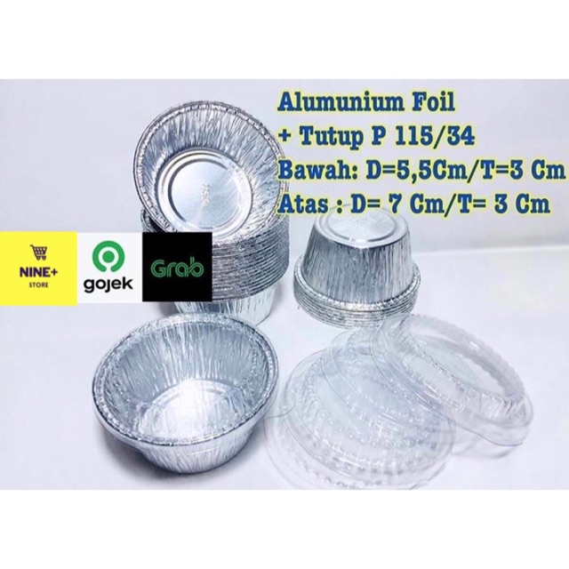 

Cup Alumunium foil