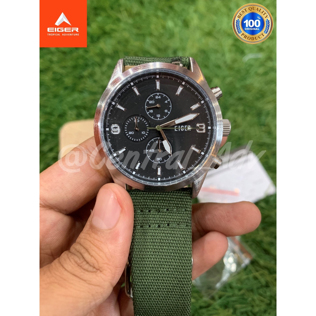 Eiger001 Jam Tangan Pria Analog Glenwood Lacw|Silver|6886|Top Seller