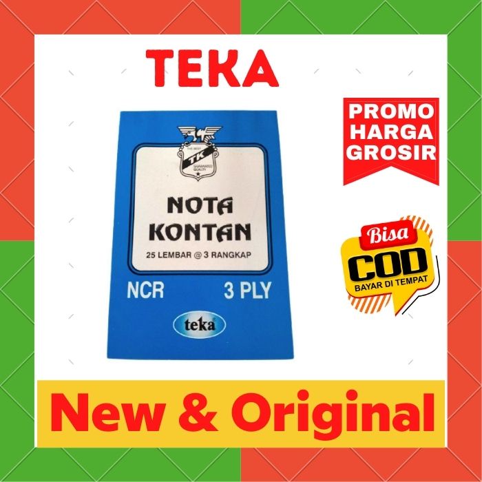 

Buku Nota Teka K 3 Ply Nota Penjualan / kontan