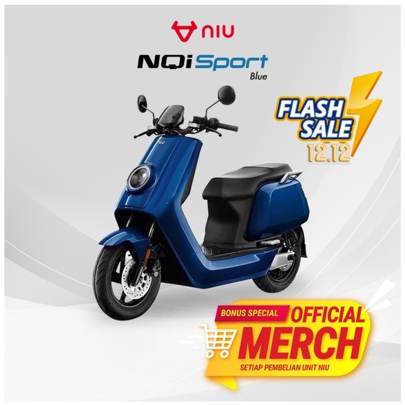 [JABODETABEK] NIU NQi 35 Sport Smart Motorcycle Sepeda Motor Elektrik