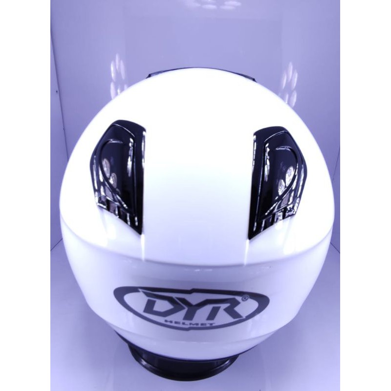 helm DYR / model, KYT KYOTO, white solid/ helm setandar-3