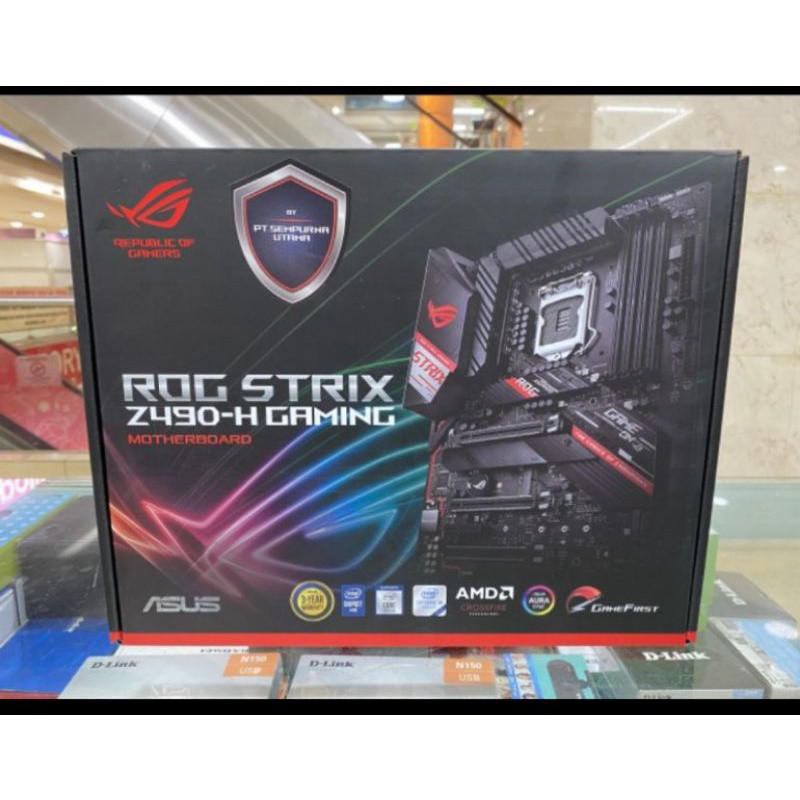 MOTHERBOARD ASUS ROG STRIX Z490 H GAMING