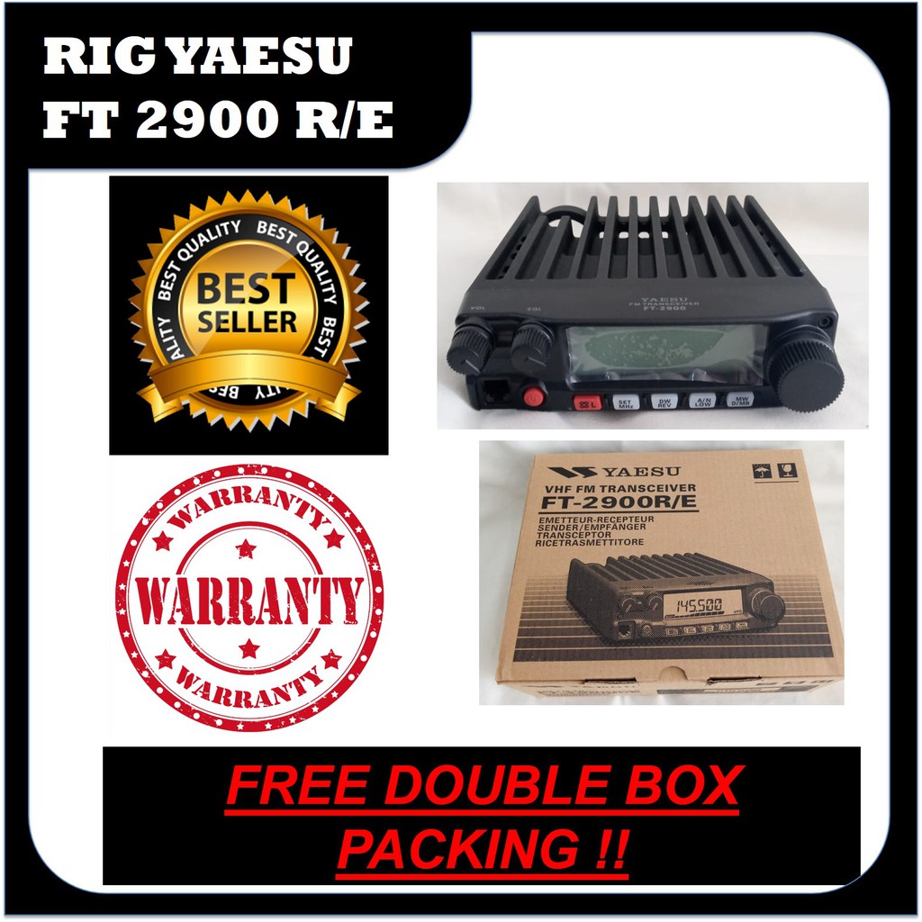 RIG YAESU FT 2900R 75 Watt Singleband VHF HT mobil mobile radio FT-2900R/E FT 2900 R E Cina Jepang