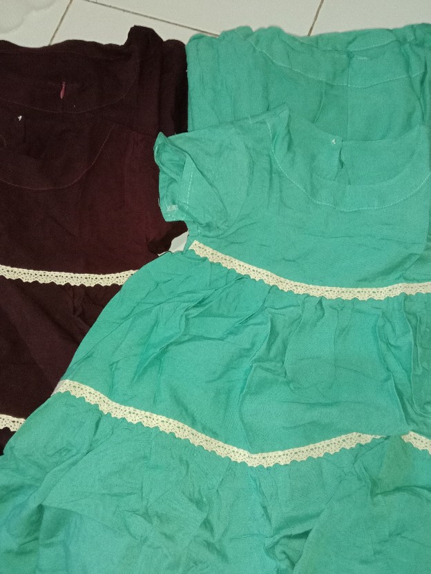 Daster Couple Ibu Dan Anak Wanita Batik Rayon Daster Nyaman Bahan Adem Dipakai Harian Buat Tidur