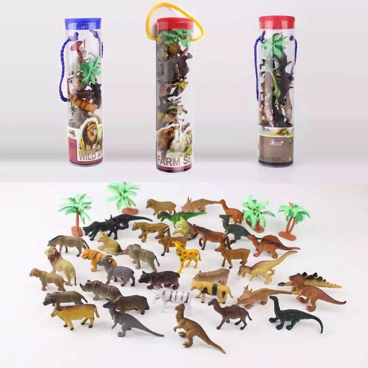 Animal Tube Miniatur Mainan Hewan Miniature Mainan Replika Hewan