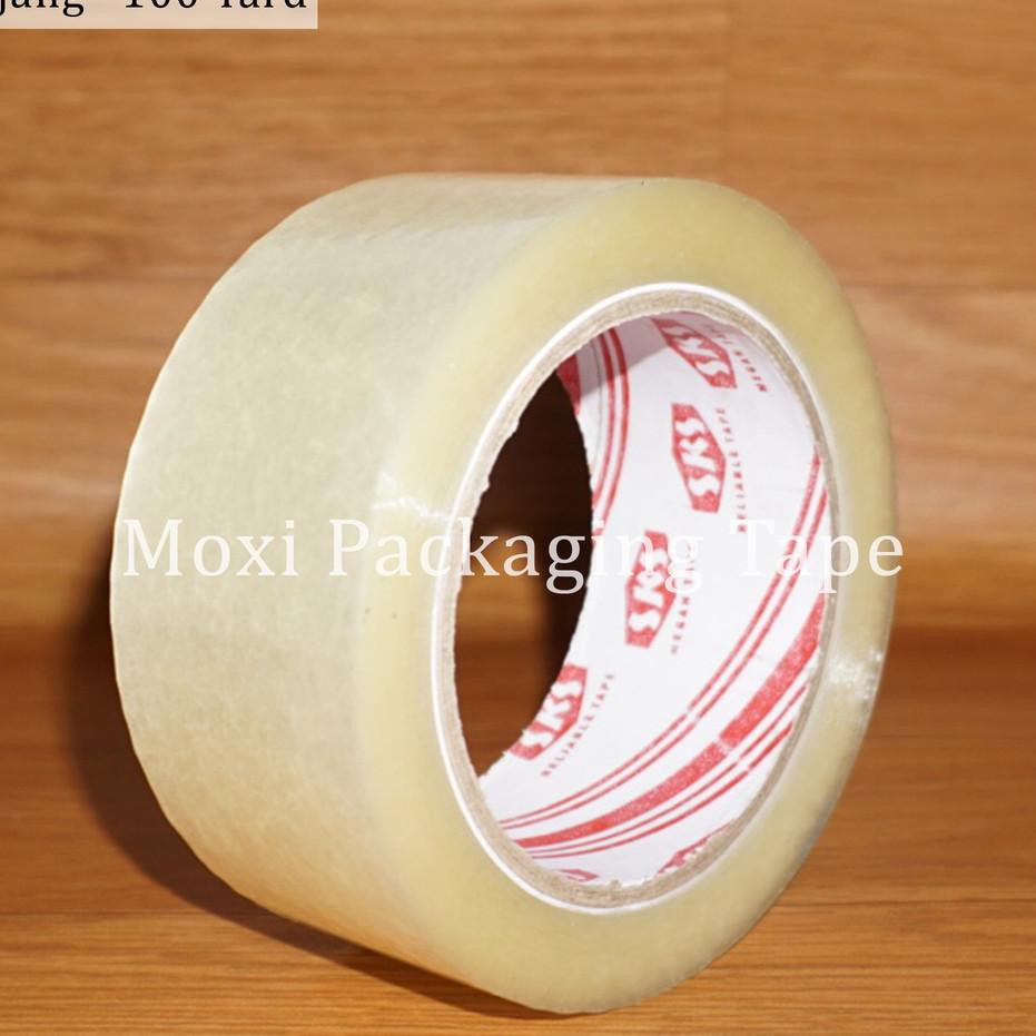 

[♔X768) Lakban 100 Yard 2 inch Bening / Coklat