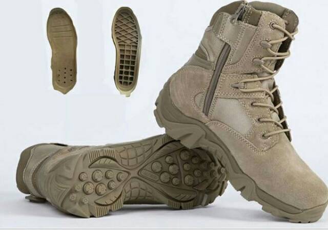 Sepatu Delta Tan 8 Inc/ Sepatu Airsoft