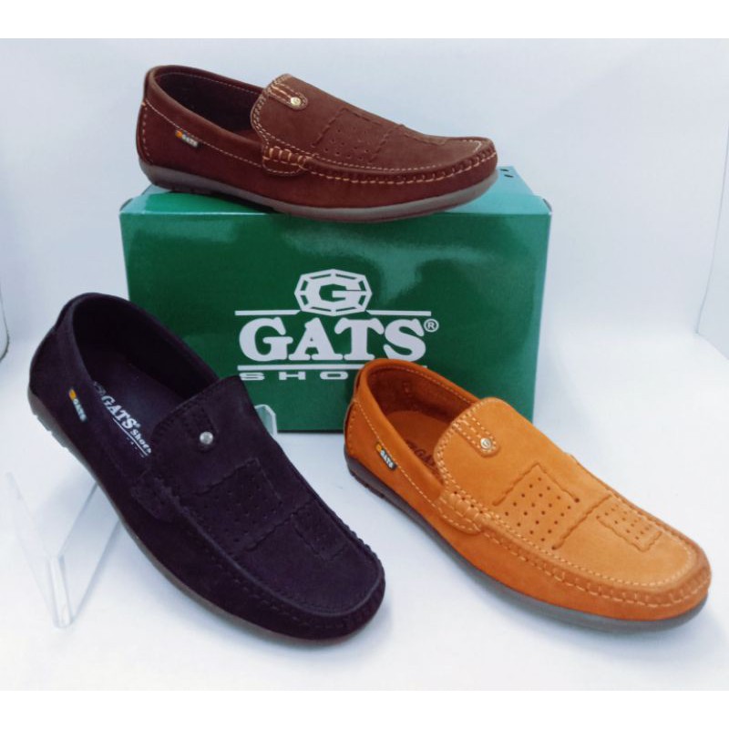 Sepatu kulit casual pria GATS HK 0003 original gats