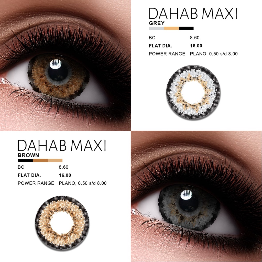 MAKI SOFTLENS MIMUS WARNA DAHAB COLOR MAXI