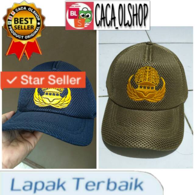 Topi Korpri/PNS Untuk Staf Bahan Jaring