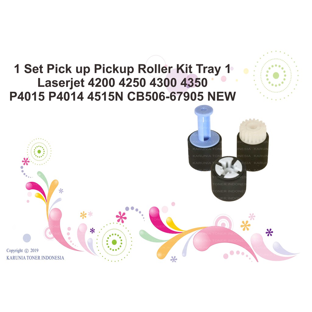 1 Set Pick up Pickup Roller Kit Tray 1 laserjet 4200 4250 4300 4350 P4015 P4014 4515N CB506-67905