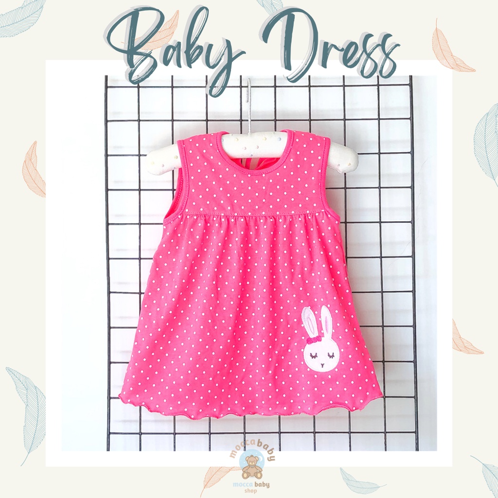 MBSS - Dress DEAR SUNNY Bayi Perempuan / Baju Bayi Cewek / Pakaian Bayi Perempuan Lucu / DS12