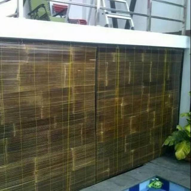  Tirai  kerai kerey gorden krey bambu  hitam divernish 