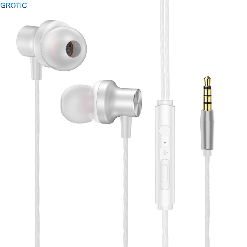 GROTIC Headset Kabel Bass Earphone In-ear 3.5mm A5