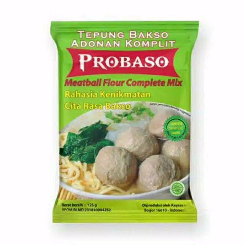 PROBASO TEPUNG BAKSO ADONAN KOMPLIT 125 GR