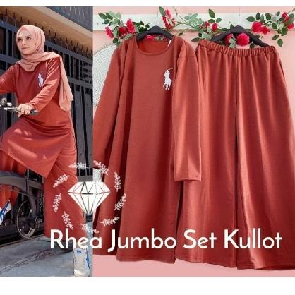 Blm31au22a ‑ Stelan senam olahraga wanita model muslim baju tunik muslimah training Panjang murah JU