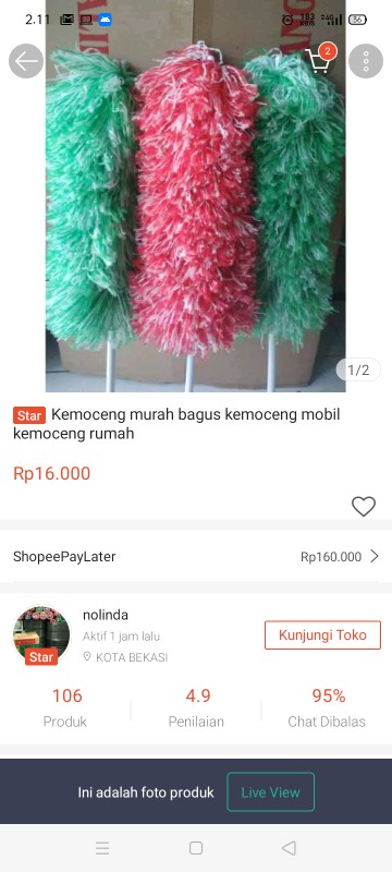 Kemoceng Murah Bagus Kemoceng Mobil Kemoceng Rumah