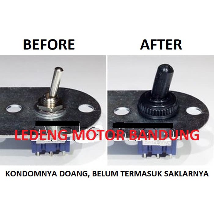 Karet Kondom Saklar Togel Switch Toggle On Off Waterproof Anti Air