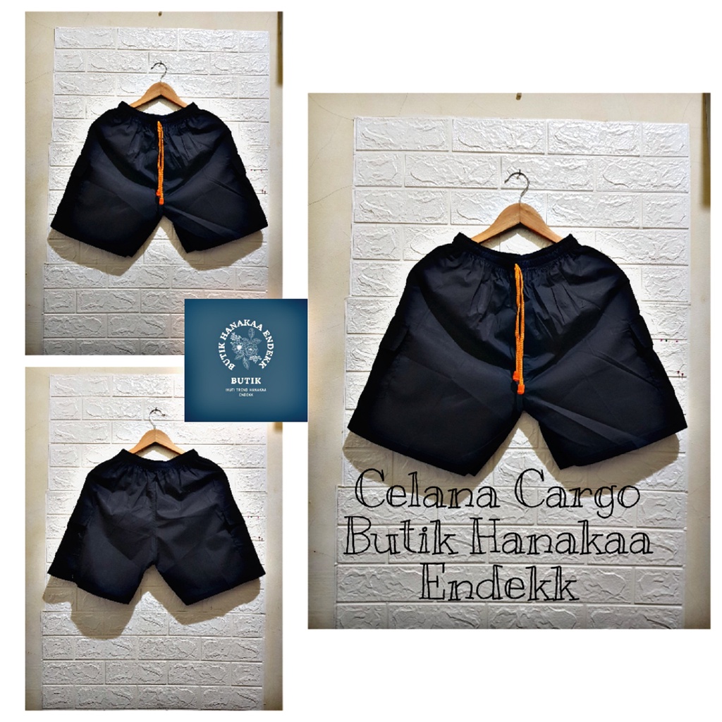 Celana Pendek BoardShort Cargo Cotton Goods Pria/Wanita (Unisex)