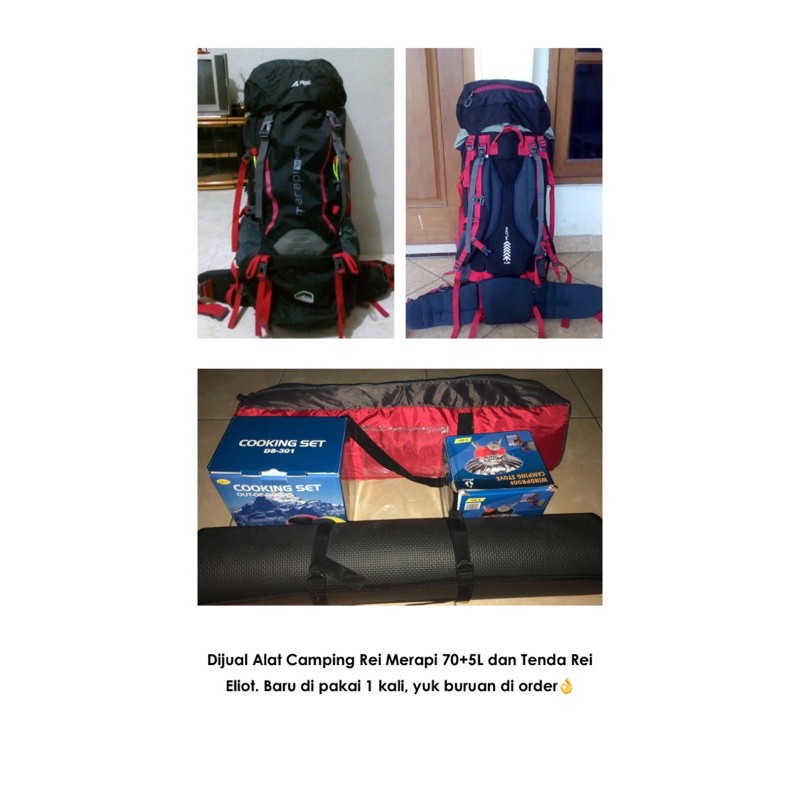 PAKET ALAT CAMPING LENGKAP DAN TERMURAH