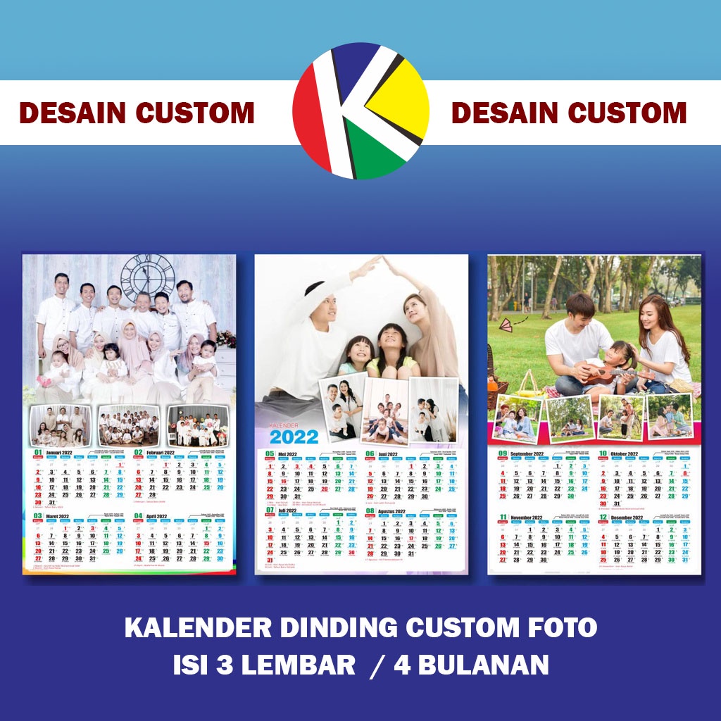 

KALENDER DINDING ISI 3 | KALENDER 2022 | KALENDER FOTO | KALENDER CUSTOM | KLEP SENG | TERBARU
