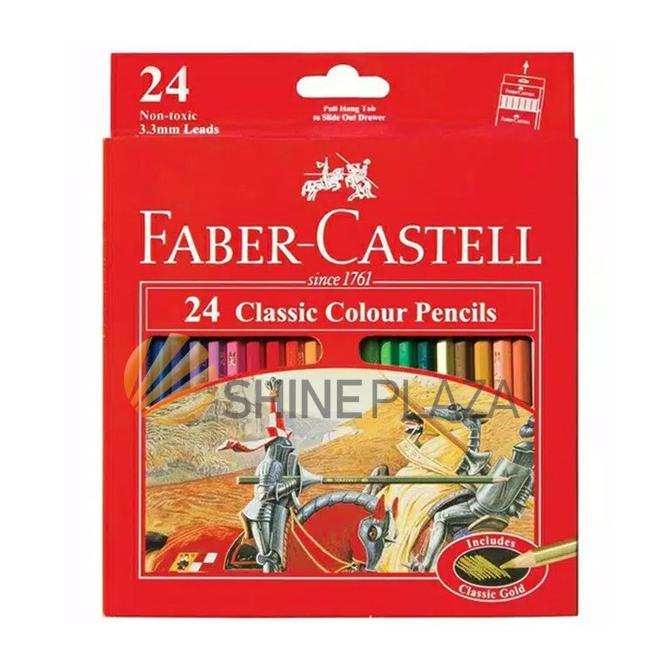 

(BISA COD) Pensil Warna Faber Castell - 24 Classic MURAH Kode 652
