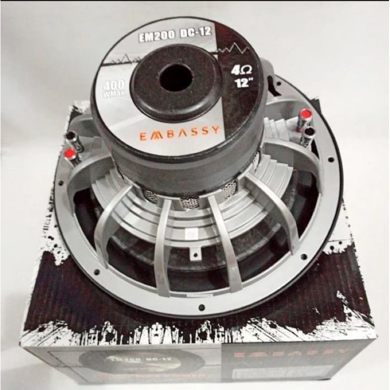 Subwoofer Embassy 12 in EM200 EM 200 Double magnet