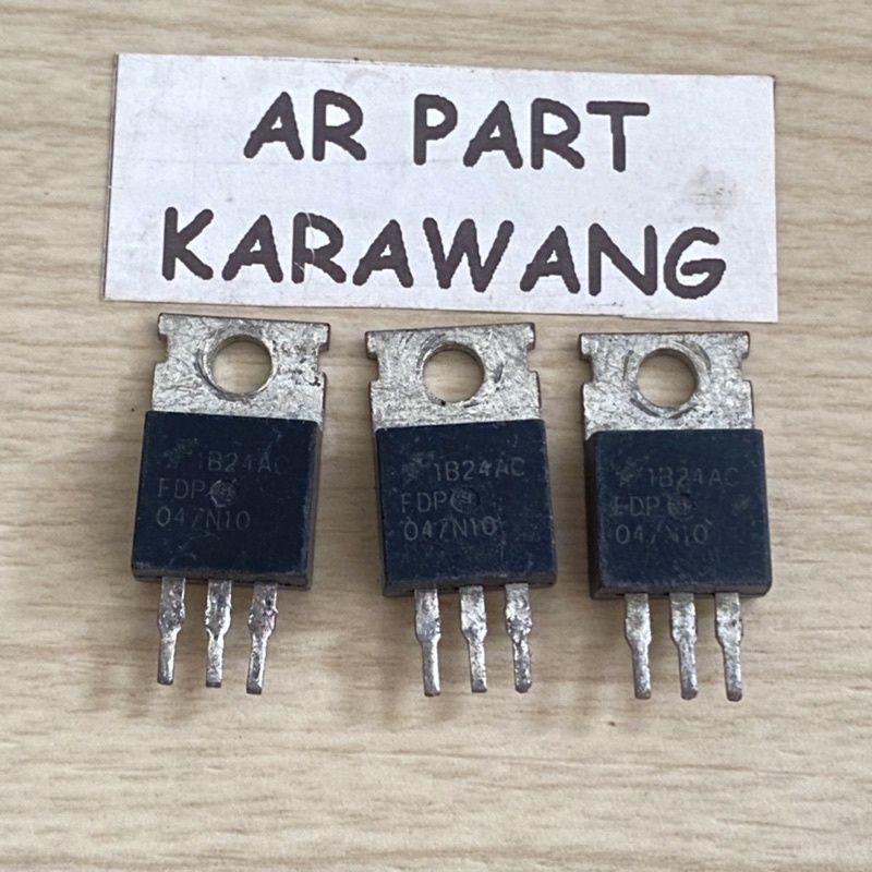 mosfet FDP047n10 fdp 047n10 original cabutan 164amper 100v KAKI PENDEK