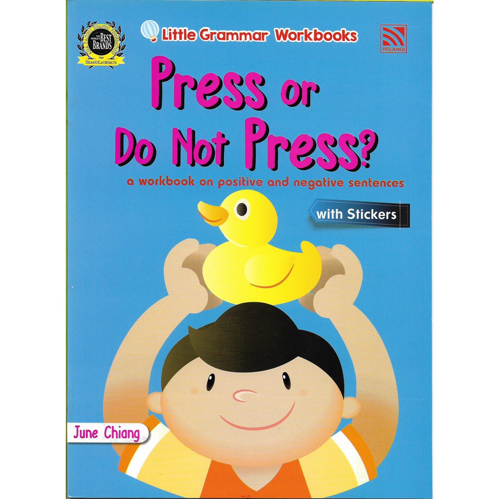 Little Grammar : Little Grammar Workbooks (With Sticker) Series No 21 - 30-PRESS OR DO PRESS?