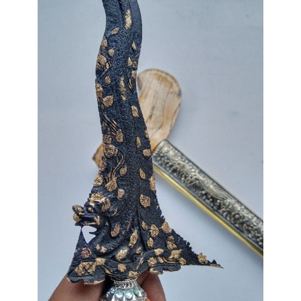 Keris Nogo Sosro Kinatah Emas Murni