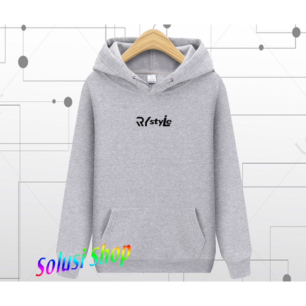 Hoodie Keren Distro Premium / Hoodie RYSTYLE Motif Hitam / Hoodie Pria & Wanita