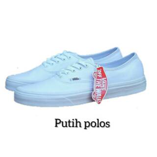 Siap Kirim Sepatu  Vans  Oldskool Bw N All White Sket 