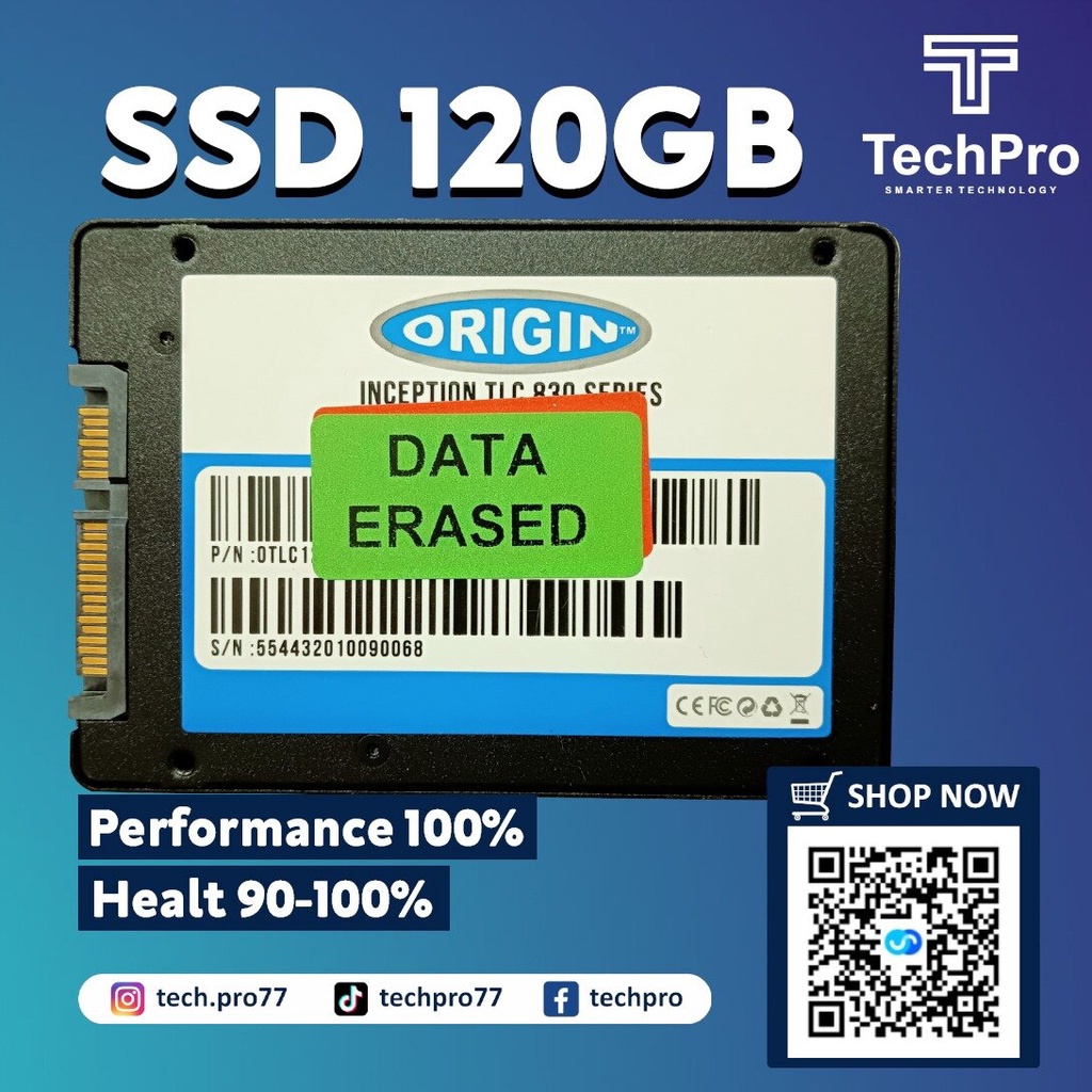 JUAL MURAH SSD 120gb Second ORI