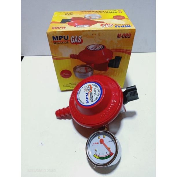 Kepala Regulator Kompor Gas + Meteran MPU M-089