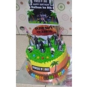 TOPPER FREE FIRE / TOPPER FF / TOPPER CAKE MURAH