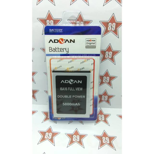Battery batre Advan i6A - i6 full view